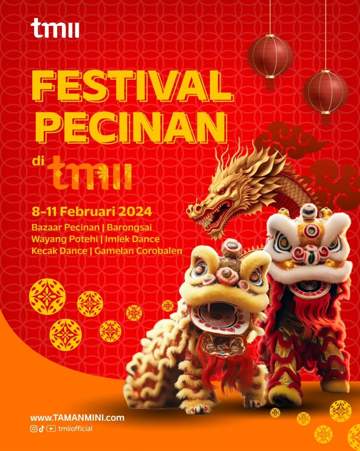 Akhir Pekan Kedua Februari Mau Ke Mana? Datang Aja ke Festival Pecinan di TMII Jakarta, Ada Rangkaian Acara Selama 4 Hari, Ini Daftarnya