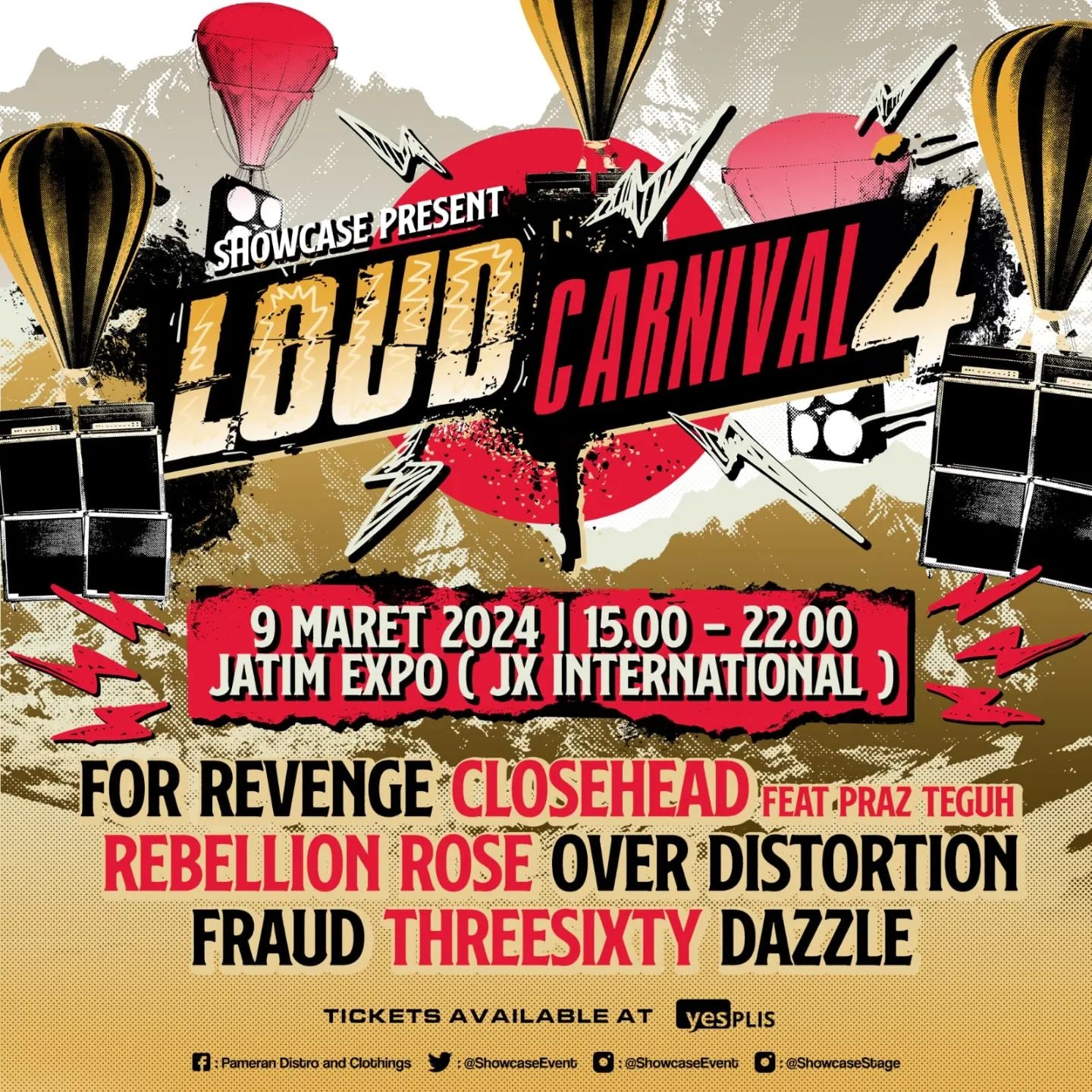 Surabaya Bergetar! Konser Musik Rock LOUD CARNIVAL 4 Bakal Digelar Awal Bulan Depan, Lokasinya di Sini