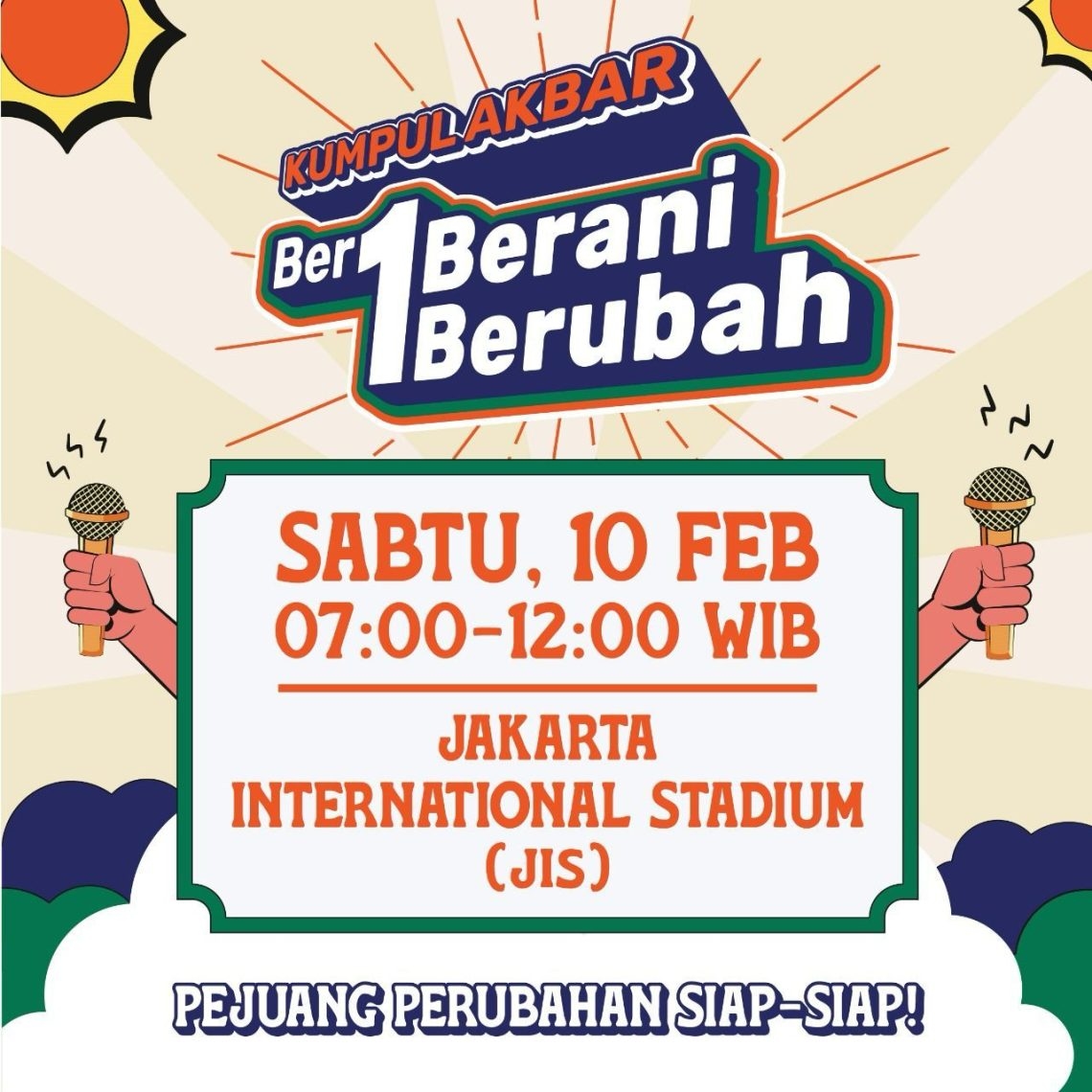 Kapan Kampanye Akbar AMIN di Stadion JIS? Berikut Jadwal Kampanye Terbuka Anies - Muhaimin Selama Sepekan Ini