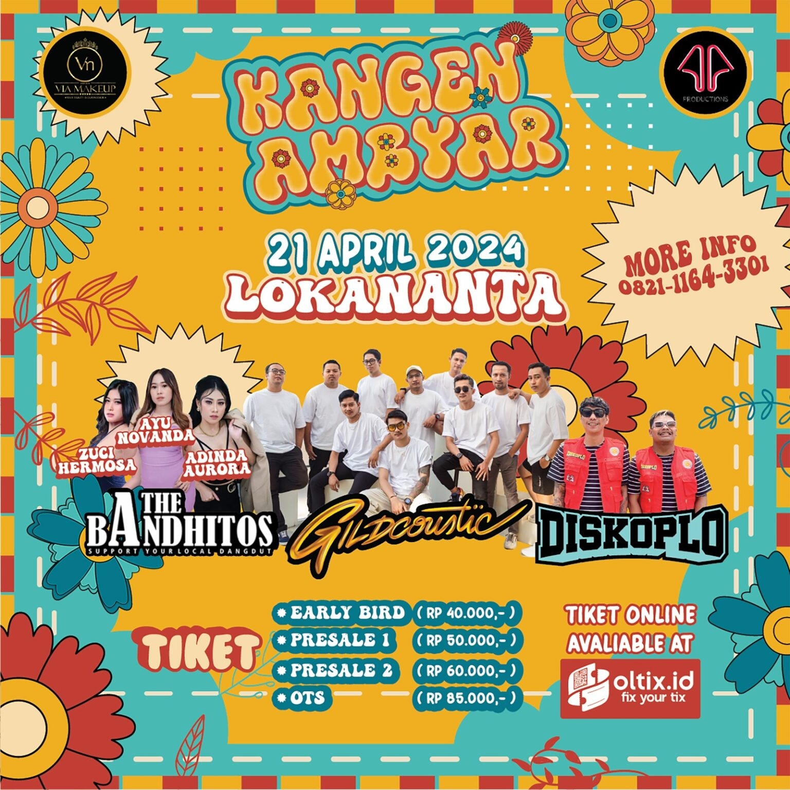Konser Musik Kangen Ambyar di Lokananta Solo Menghadirkan Gildcoustic, The Bandhitos hingga Diskoplo, Harga Tiket Mulai Rp 40 Ribu