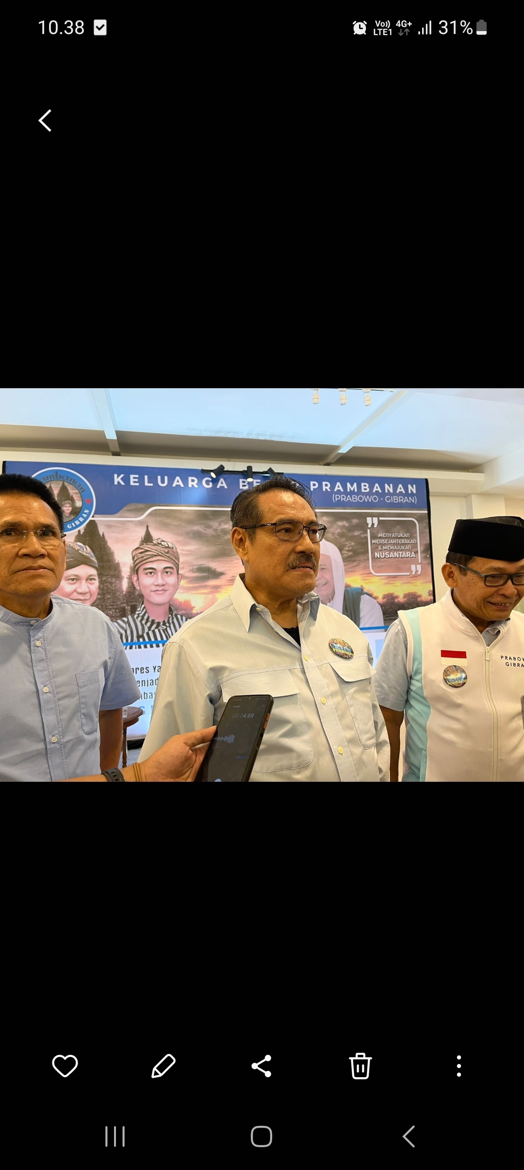 Kampanye Akbar Prabowo-Gibran Siapkan Layar dan Food Court untuk Pendukung di Luar Stadion