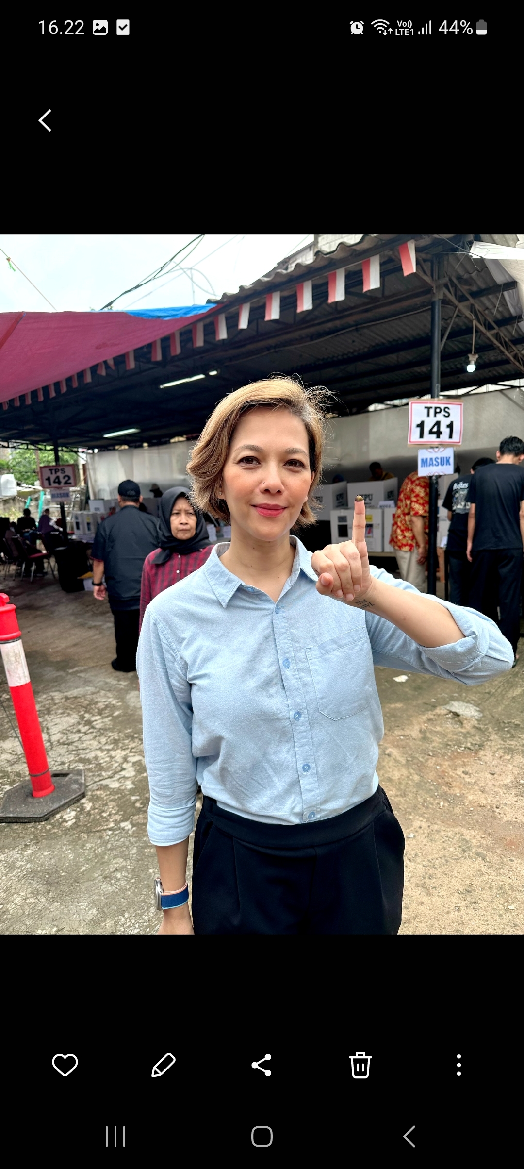 Caleg Golkar Teh Miea Memanfaatkan Hak Pilihnya Dengan Bijak di Pemilu 2024