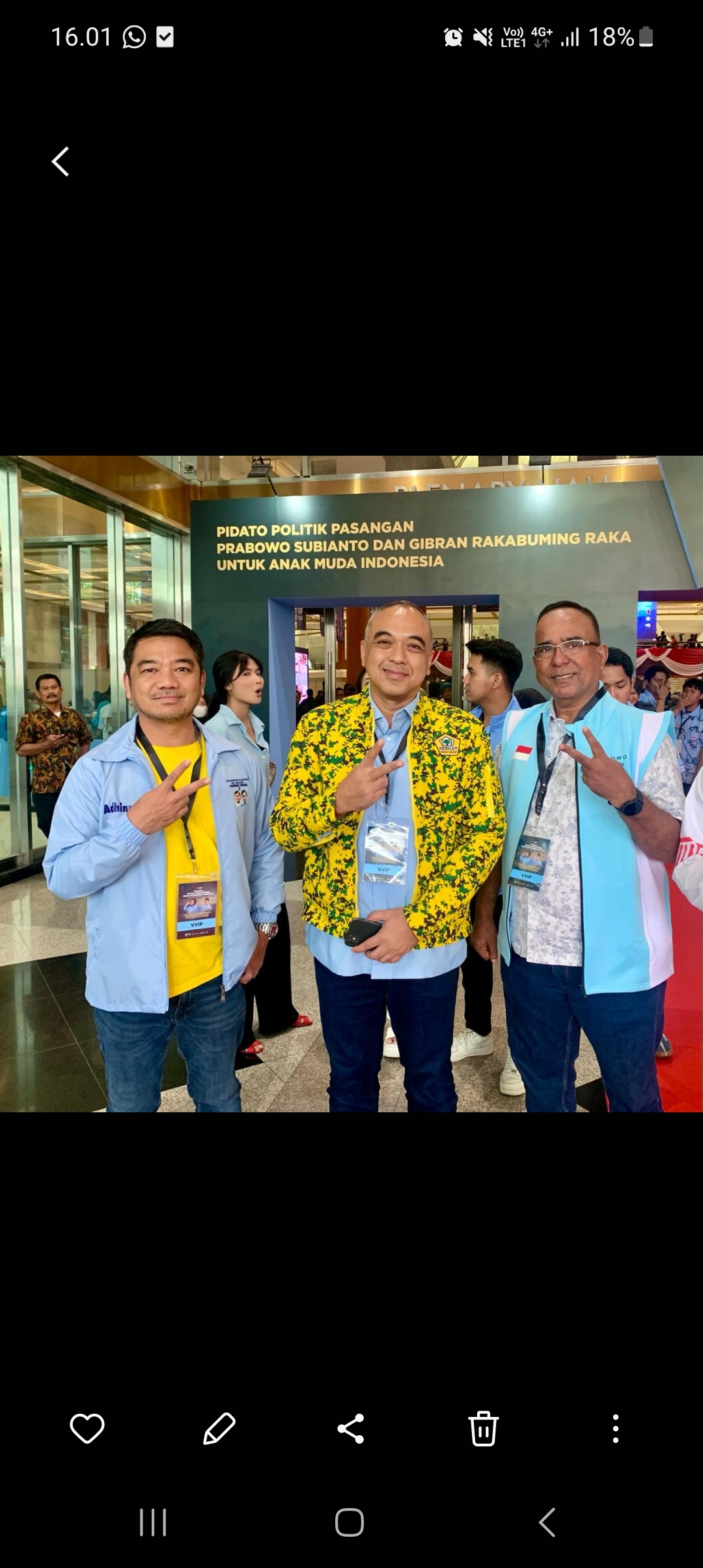 Prabowo-Gibran Imbagi Suara Anies-Muhaimin di Jakarta, Golkar DKI: Berkat Kerja Keras Pendukung dalam Sosialisaksikan Program