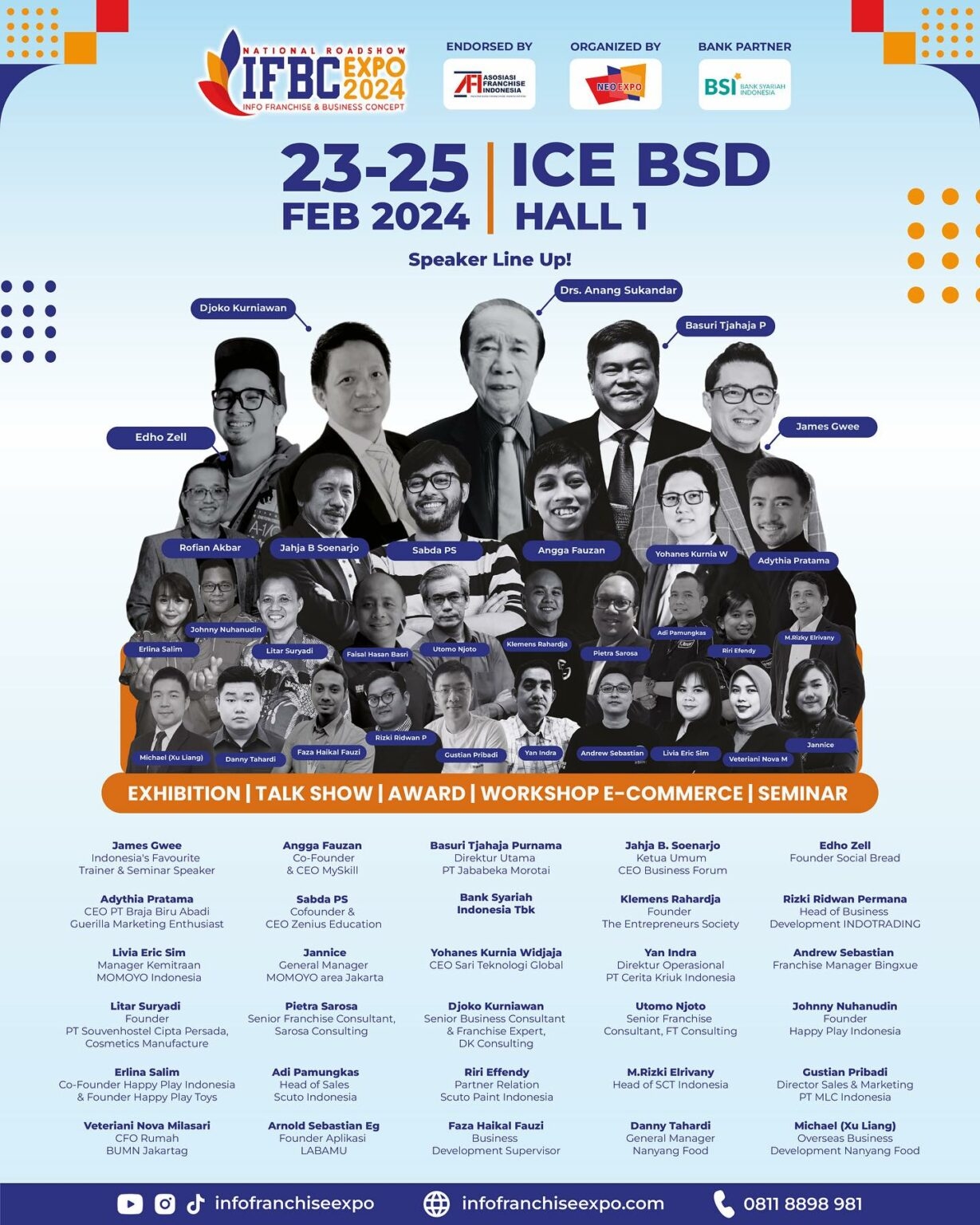 Tiket Masuknya Hanya Rp 50 Ribu, Kunjungi IFBC Expo 2024: Pameran Info Franchise & Business Concept di ICE BSD Tangerang, Akhir Pekan Ini!