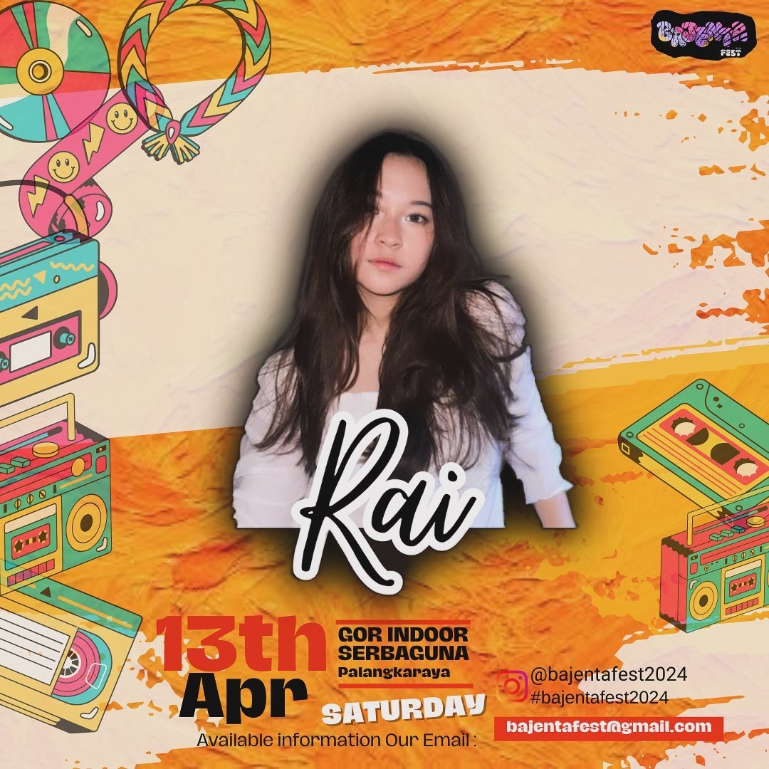 Catat! Raissa Anggiani hingga NDX AKA Bakal Manggung di Bajenta Fest 2024 Palangkaraya, Ini Tanggal dan Lokasi Konsernya di Sini