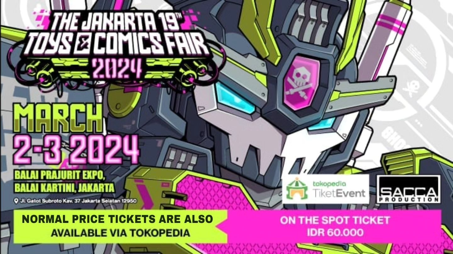SERBU! Pameran Mainan dan Komik Terbesar di Indonesia Digelar di Balai Kartini Akhir Pekan Ini, Harga Tiketnya Cuma Rp 50 Ribu