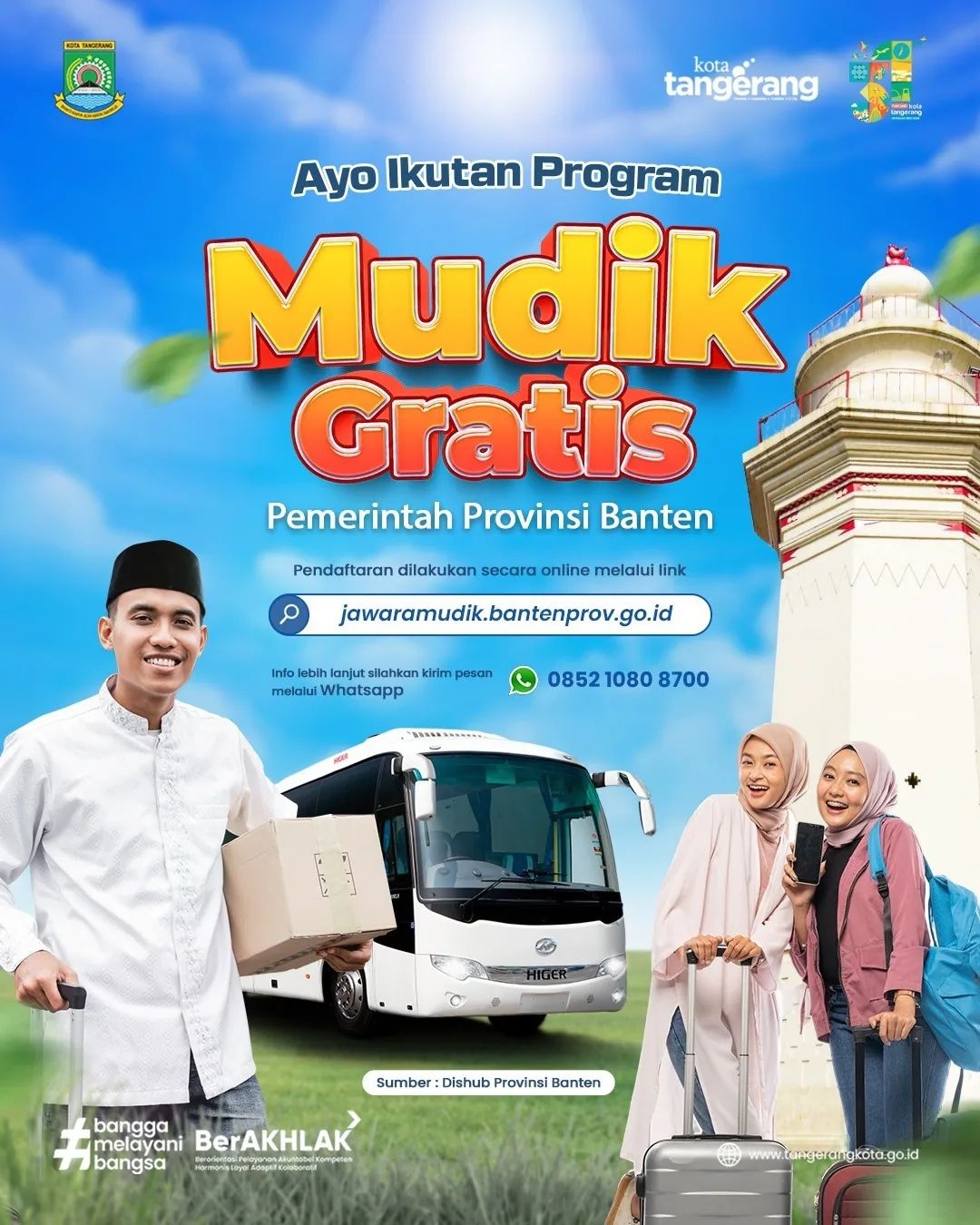 MUDIK GRATIS WARGA BANTEN 2024 ke 9 Kota Tujuan, Buruan Daftar Karena Kuota Terbatas, Simak Info Selengkapnya di Sini