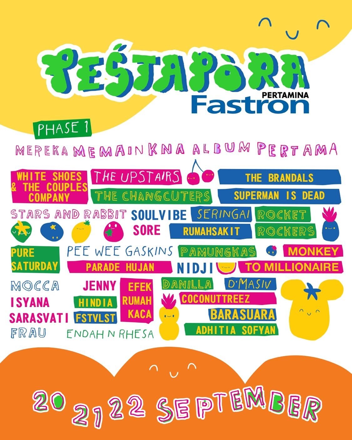 Simak! Ini 26 Musisi yang Masuk Line Up Fase Pertama Pestapora 2024, Festivak Musik Terbesar di Indonesia, Akan Digelar September 2024