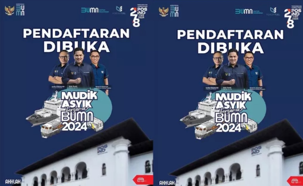 Segera Daftar! Mudik Gratis PT Pos Indonesia Resmi Dibuka Hari Ini, Berikut Syarat Peserta dan Kota Tujuan, Simak Selengkapnya di Sini