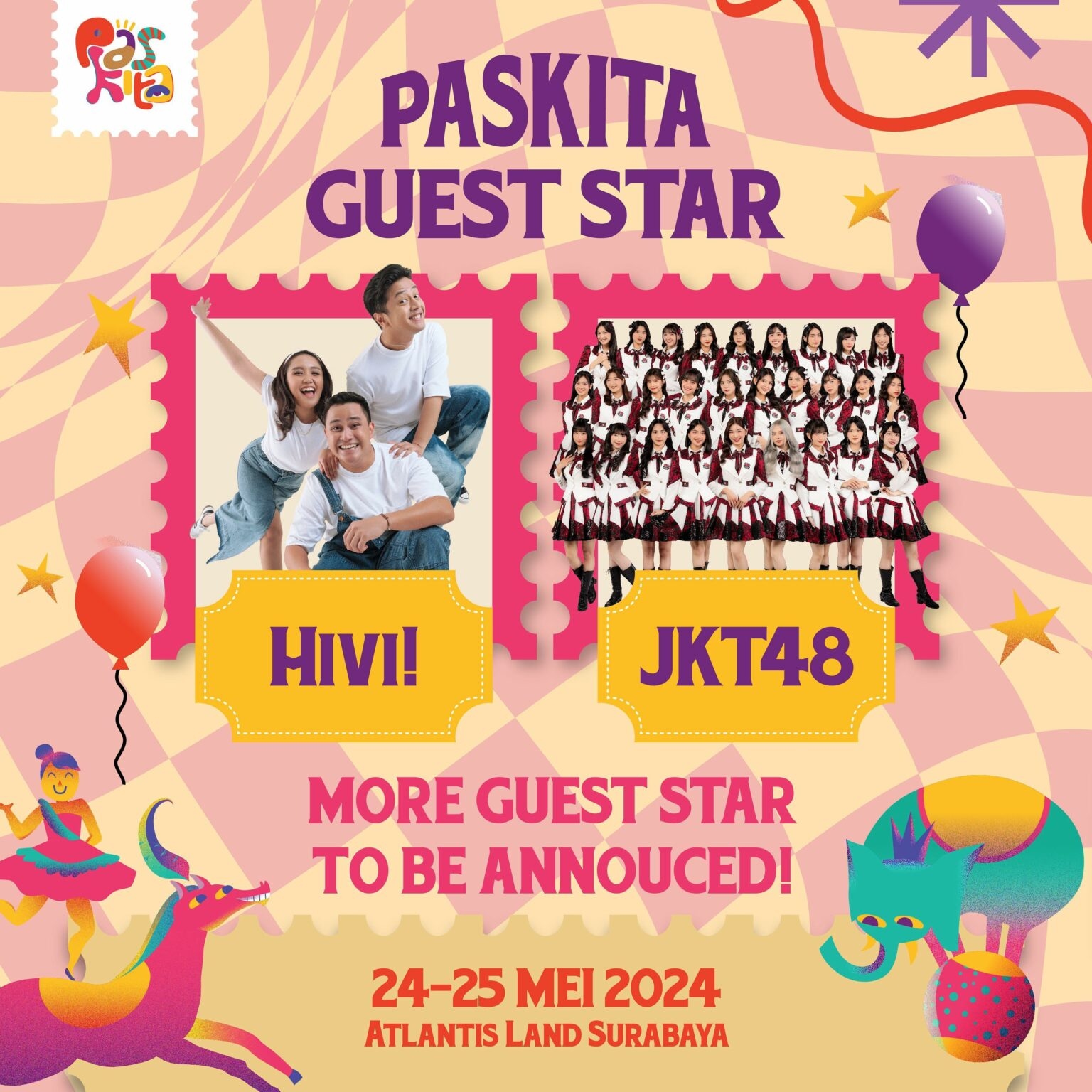 PASKITA: Parade Senang-Senang Untuk Kita di Atlantis Land Surabaya, Ada JKT 48, Fourtwnty hingga Danilla, Cek Tanggalnya di Sini