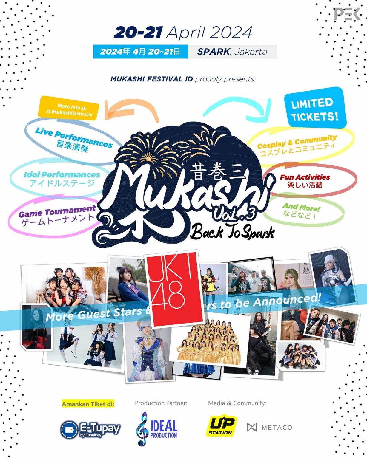 Mukashi Festival Vol 3 Bakal Digelar di Senayan park, Ada Penampilan Spesial dari JKT48, Catat Tanggal dan Segini Harga Tiketnya!