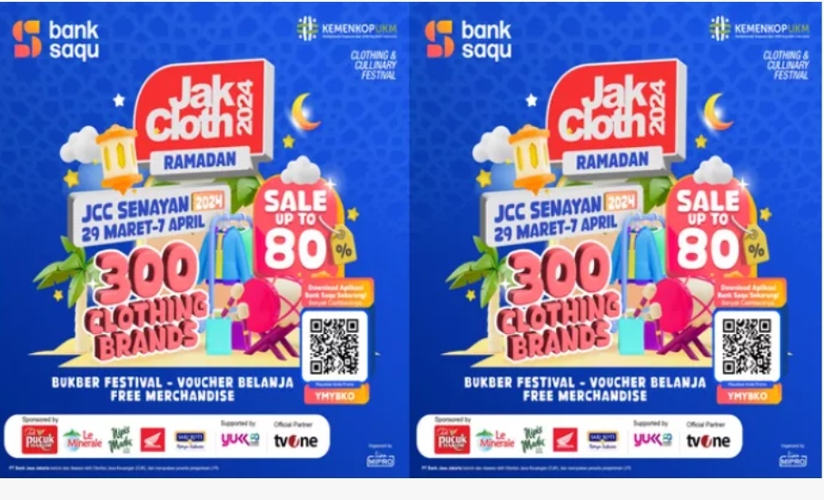 Tiketnya Murah Banget! JakCloth Ramadan 2024 di JCC Senayan Tebar Diskon Hingga 80 Persen, Kunjungi Pamerannya Sekarang Juga