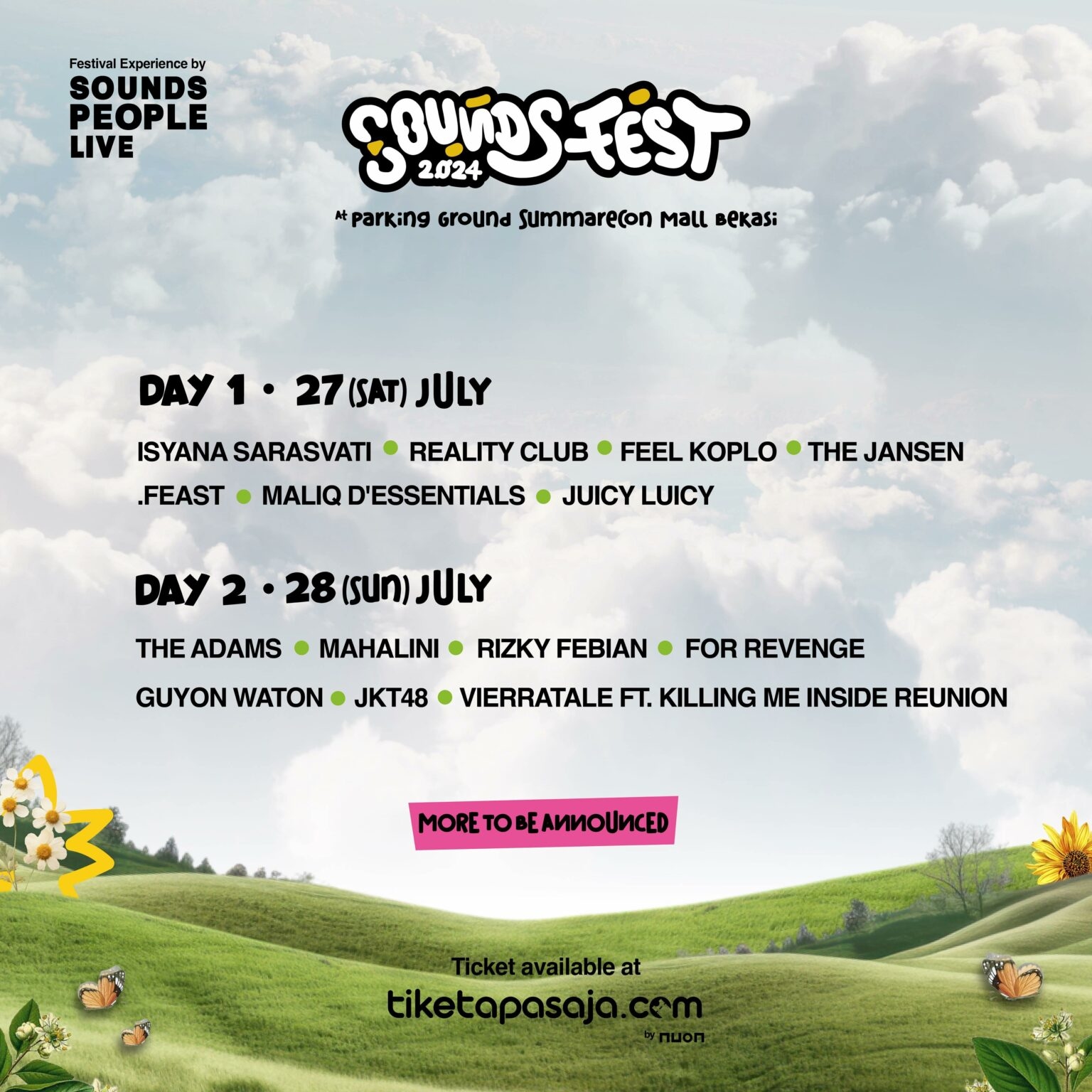 Simak Line Up Konser SOUNDSFEST 2024 di Summarecon Mall Bekasi pada 27 & 28 Juli, Segera Beli Tiketnya Agar Tak Kehabisan