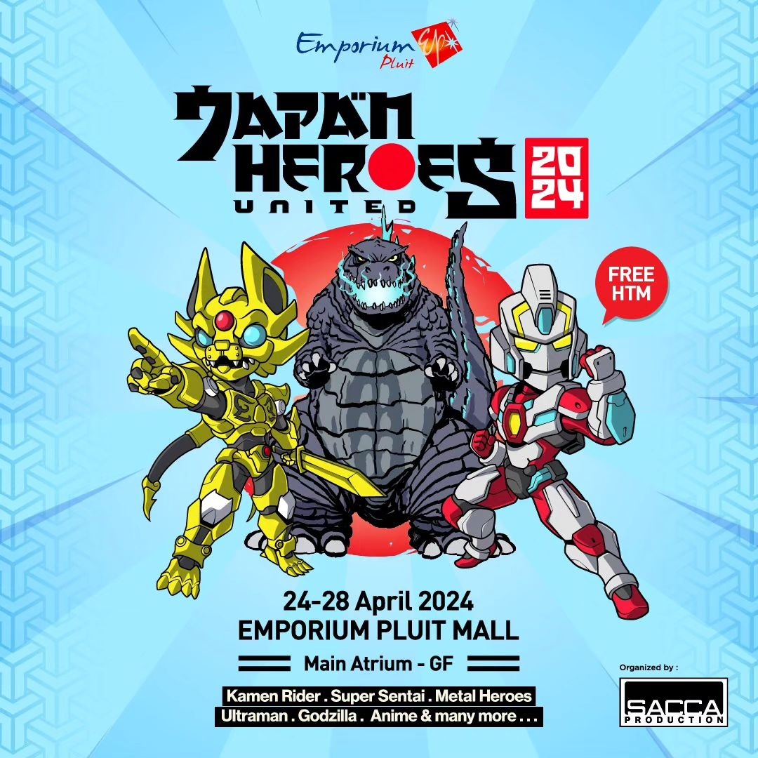 IKUTI! Kompetisi Cosplay Berhadiah Total Rp 58 Juta di Emporium Pluit Mall, Simak Juga Rangkaian Acara Japan Heroes United Selama 5 Hari, Gratis