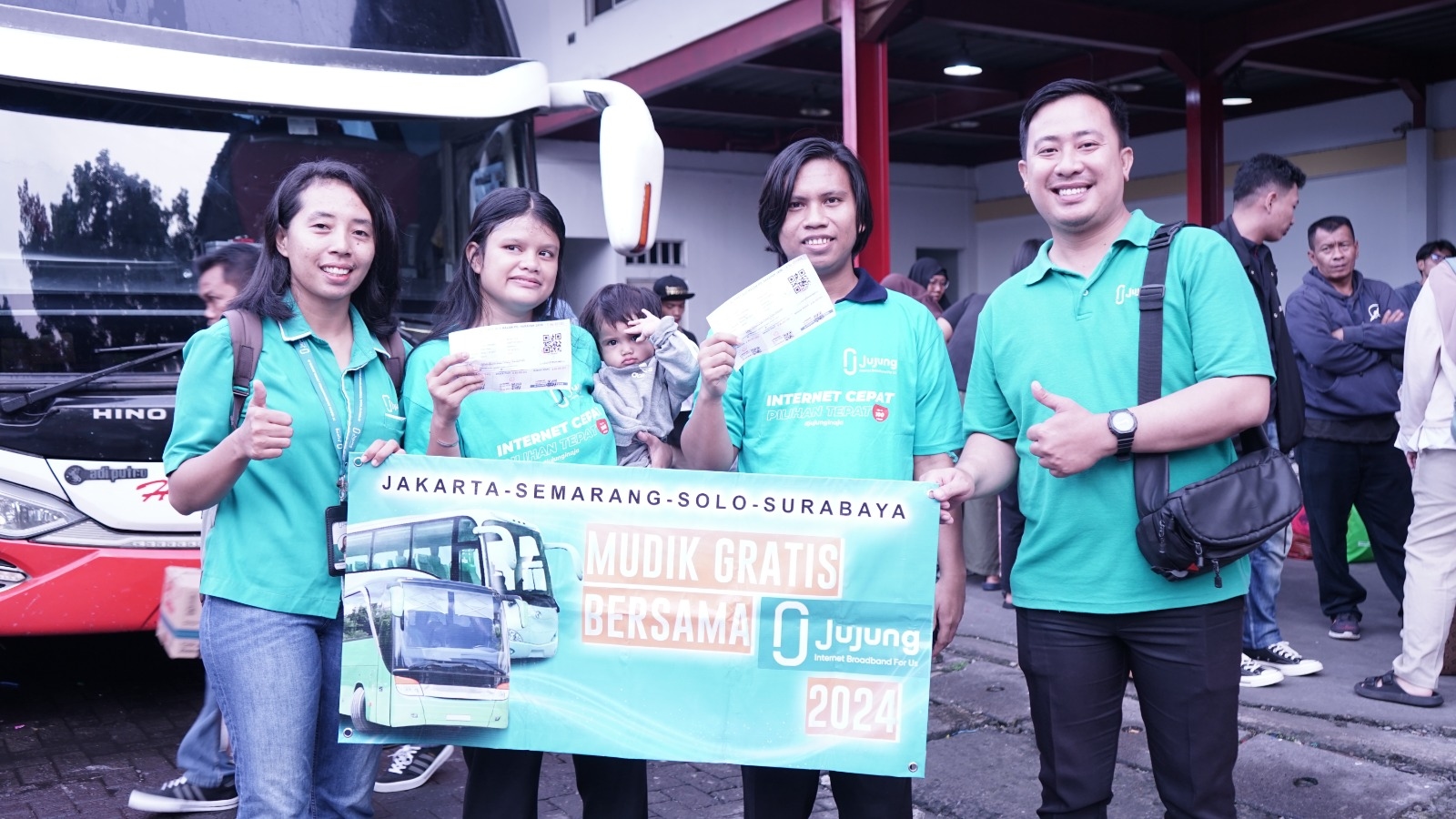 Gelar Mudik Gratis, Jumlah Pelanggan Jujung Id Naik 158 Persen