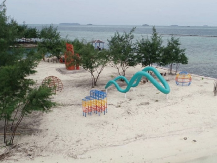 Jadi Destinasi Wisata Baru di Jakarta, Pantai Cikaya Pulau Karya Mulai Berbenah