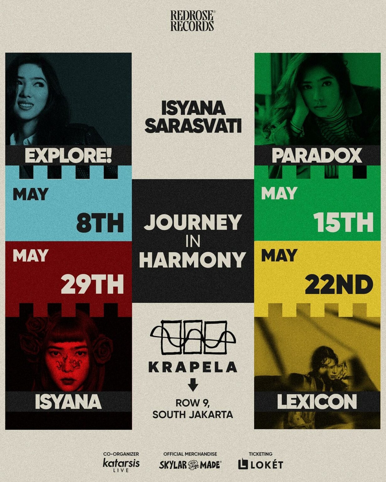 Konser Spesial Isyana Sarasvati Selama 4 Malam di Krapela Jakarta, Catat Tanggalnya dan Segini Harga Tiketnya
