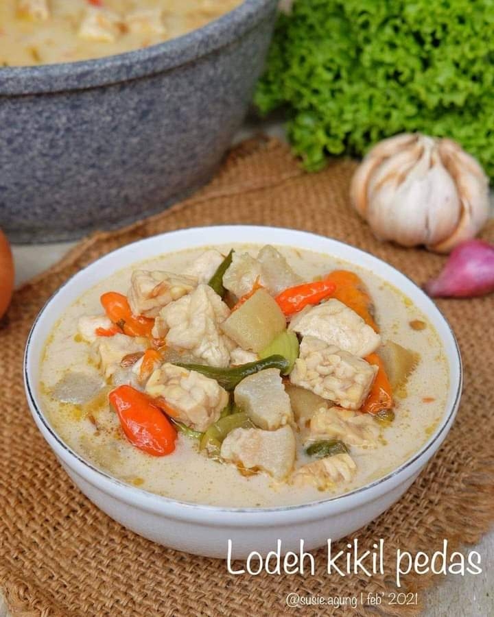 Resep Lodeh Kikil Pedas, Gampang Dibuat di Rumah Rasanya Enak