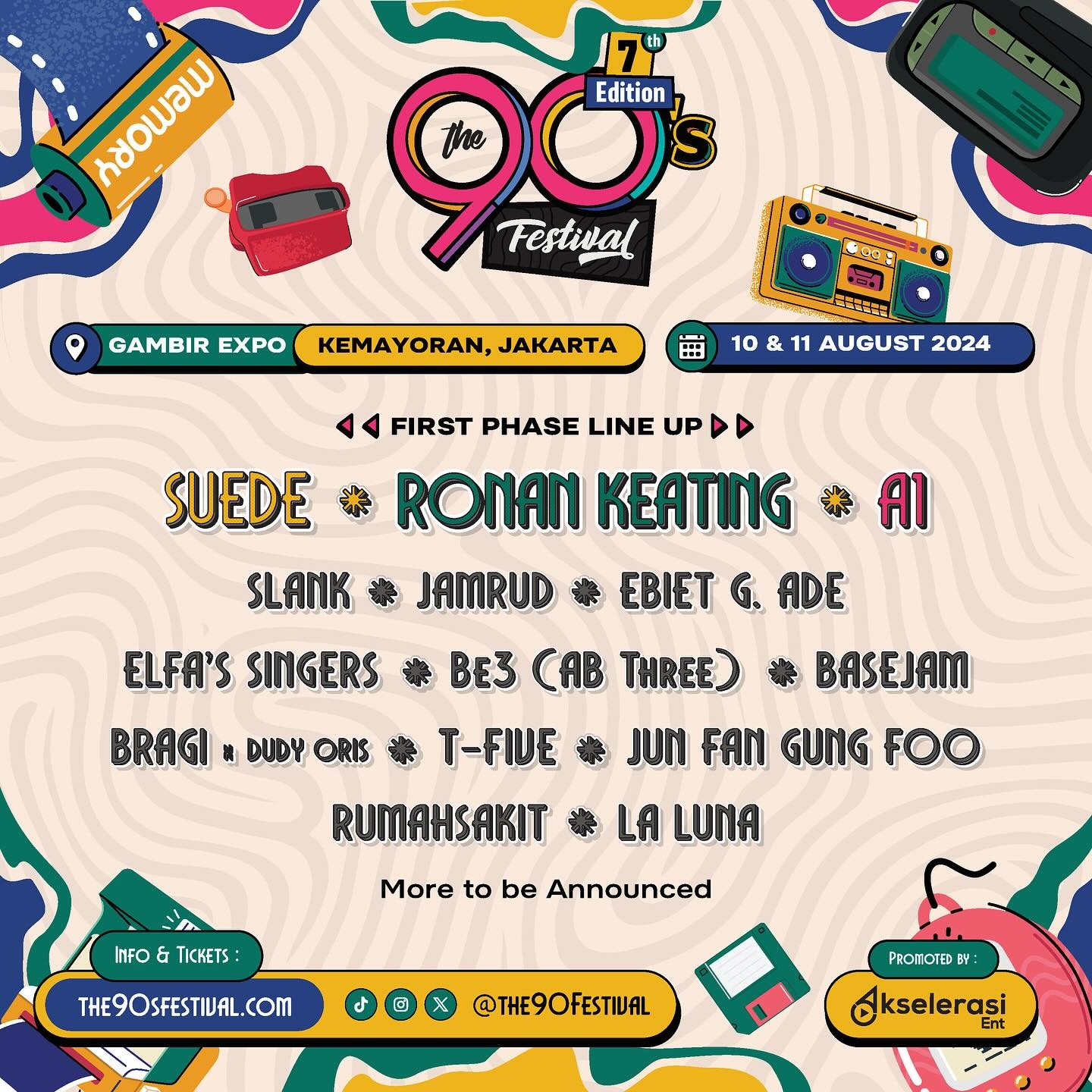 Belasan Artis Legendaris Bakal Konser di The 90s Festival, Mulai dari Slank, Jamrud hingga Ebiet G Ade, Catat Lokasi dan Tanggalnya