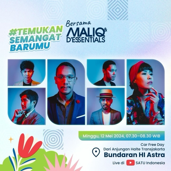 JANGAN LUPA! Besok Pagi Ada Konser Gratis Maliq & D’Essentials di Halte Transjakarta Bundaran HI, Digelar Bersamaan dengan Car Free Day