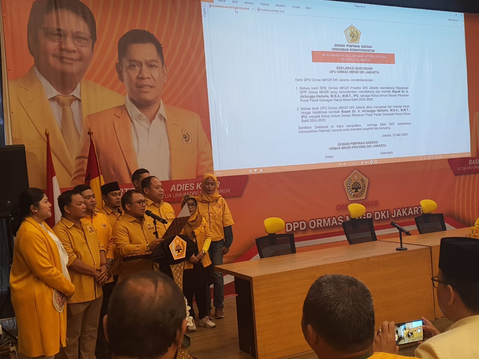 Ormas MKGR Resmi Deklarasi Dukung Zaki Iskandar Sebagai Cagub Jakarta, Bakal Dirikan Posko Pemenangan di Setiap Wilayah
