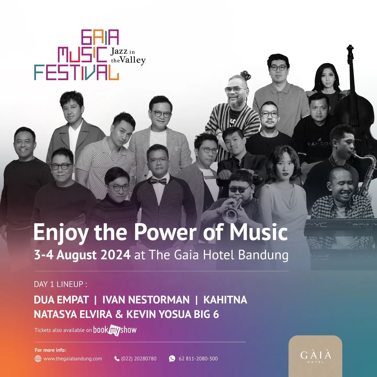 SIMAK! Festival Musik Jazz di The Gaia Hotel Bandung Bakal Menampilkan 8 Artis Top Tanah Air, Siapa Saja? Catat Tanggalnya, Segini Harga Tiketnya