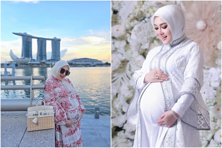 5 Potret Cetar Kehamilan Syahrini, Emang Princess Sejati