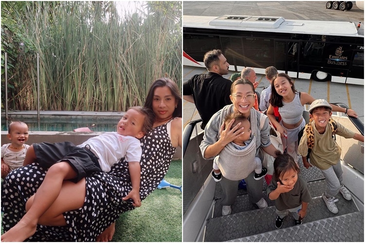 7 Potret Jennifer Bachdim, Istri Irfan Bachdim Asuh 4 Anak Seorang Diri tanpa Baby Sitter