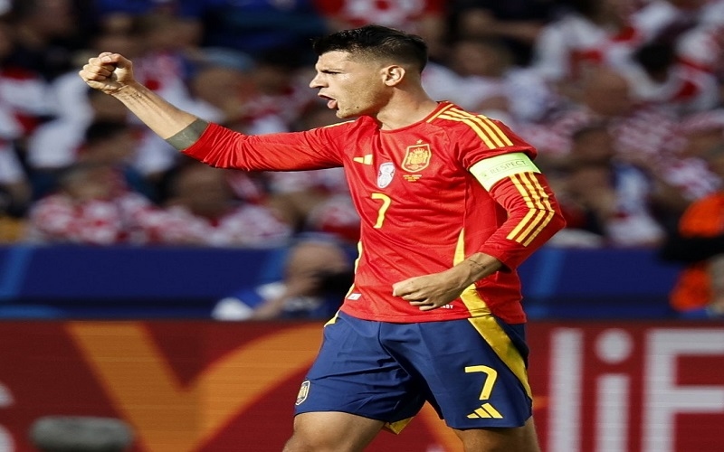 Jadi Kapten, Alvaro Morata Adalah Striker Tersubur Nomor 4 di Timnas Spanyol