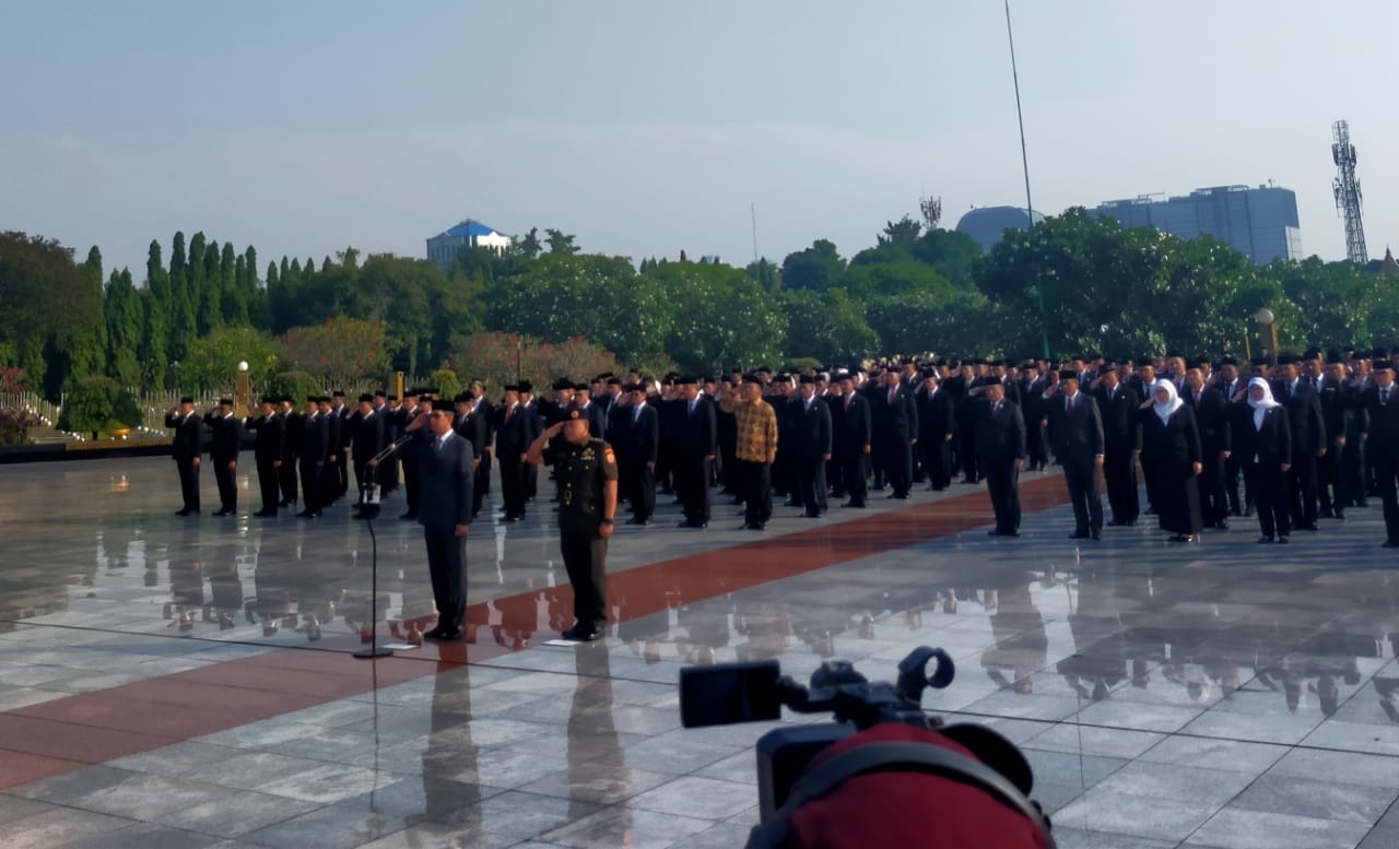 Sambut HUT ke-497 Jakarta, Pj Gubernur Heru Budi Ziarah ke Taman Makam Pahlawan Kalibata, Gelar Upacara Penghormatan
