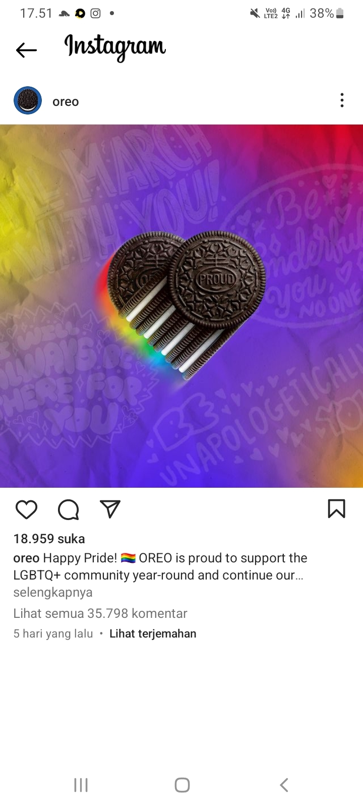 KLARIFIKASI! OREO Indonesia Bantah Dukung LGBT, Katanya Status Itu untuk Konsumen di Amerika, Simak Penjelasan Selengkapnya di Sini