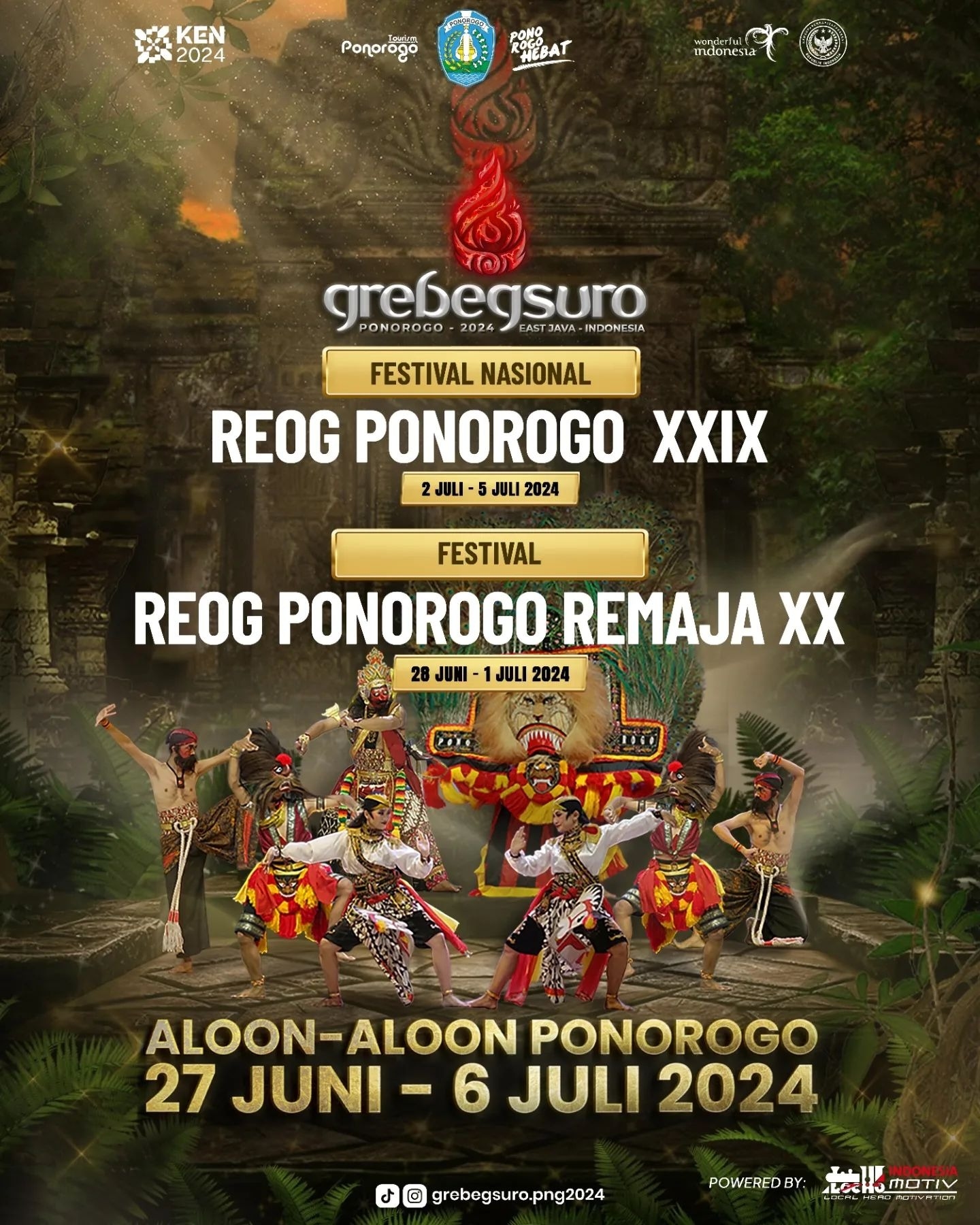 YUK! Rayakan Grebeg Suro 2024 dengan Festival Reog Ponorogo pada 28 Juni-5 Juli, Simak Rangkaian Acaranya di Sini