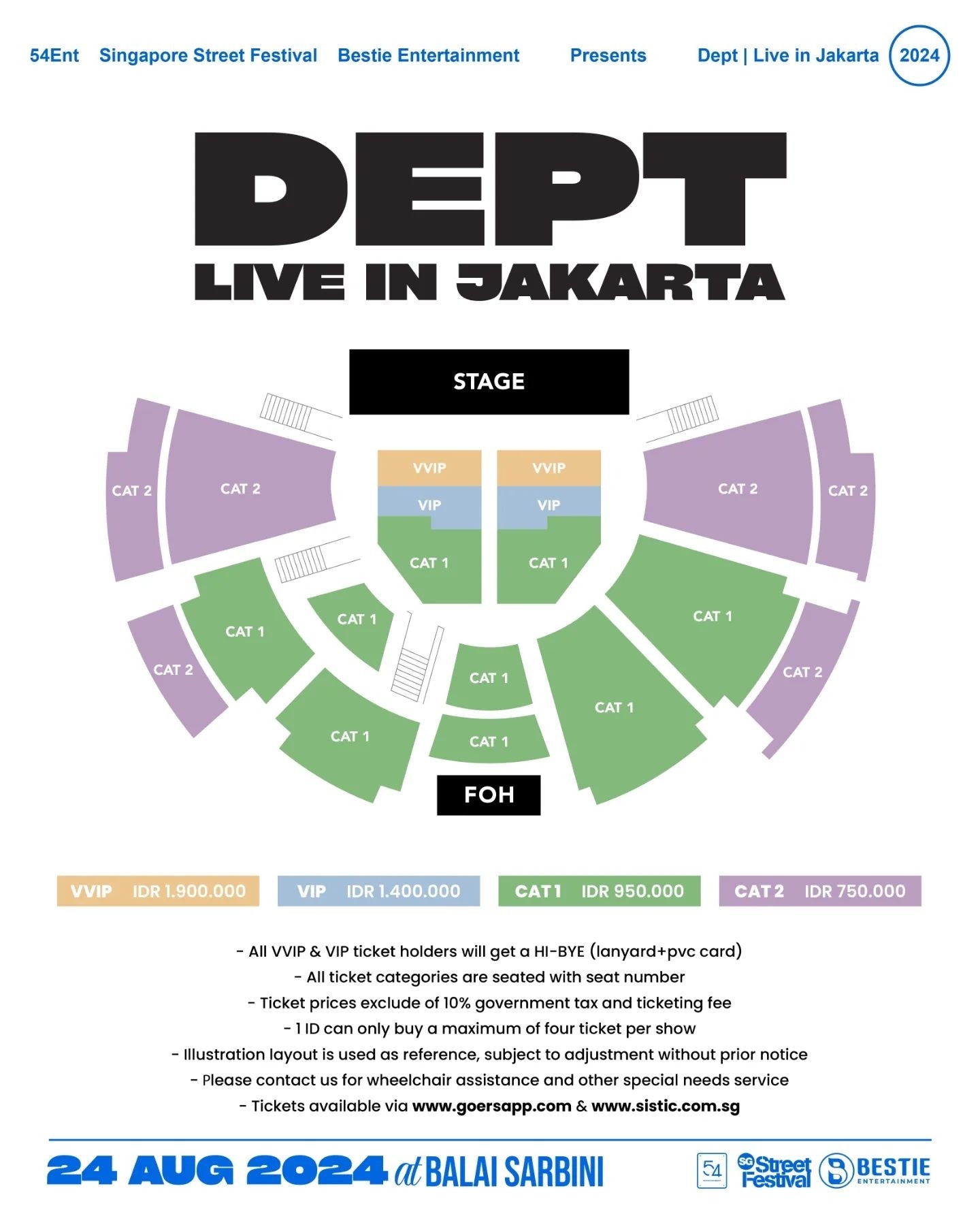 K-popers Siap-Siap! Tiket Konser DEPT Live in Jakarta Bakal Dijual pada 10 Juli 2024, Segini Harganya dan Benefit yang Didapatkan