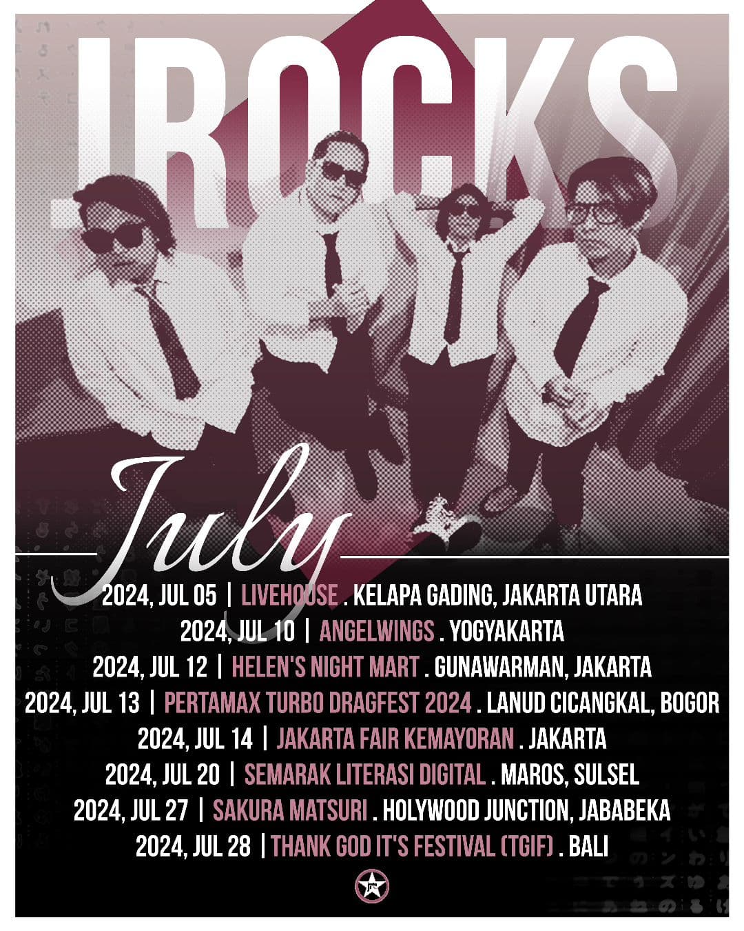 CATAT! Berikut Jadwal Manggung J-Rocks Sepanjang Bulan Juli 2024, Penggemar Jangan Sampai Ketinggalan