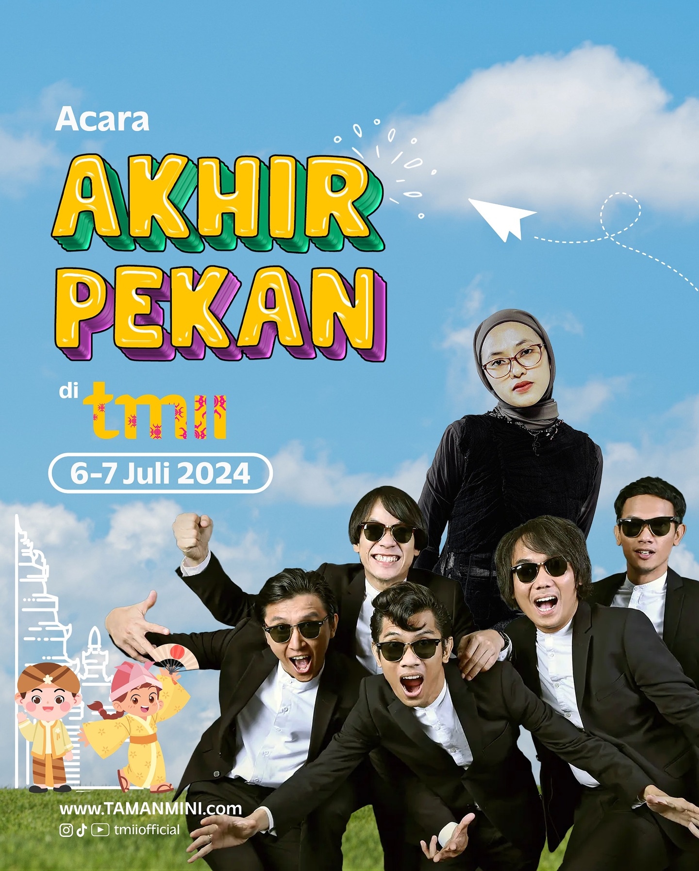 Konser Gratis Akhir Pekan di TMII, Ada Feby Putri dan The Changcuters, Pengunjung Cukup Beli Tiket Masuk TMII Rp 25 Ribu