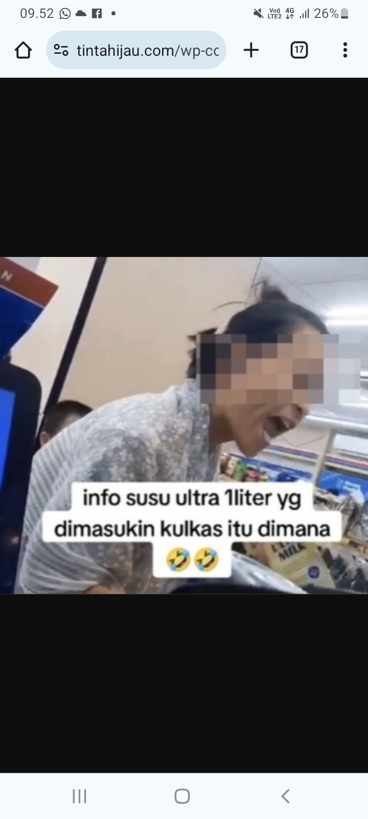 Viral, Emak-Emak Marah di Minimarket Karena Susu Tidak Dingin, Kasir Senyum Bikin Tambah Marah: Balikin!