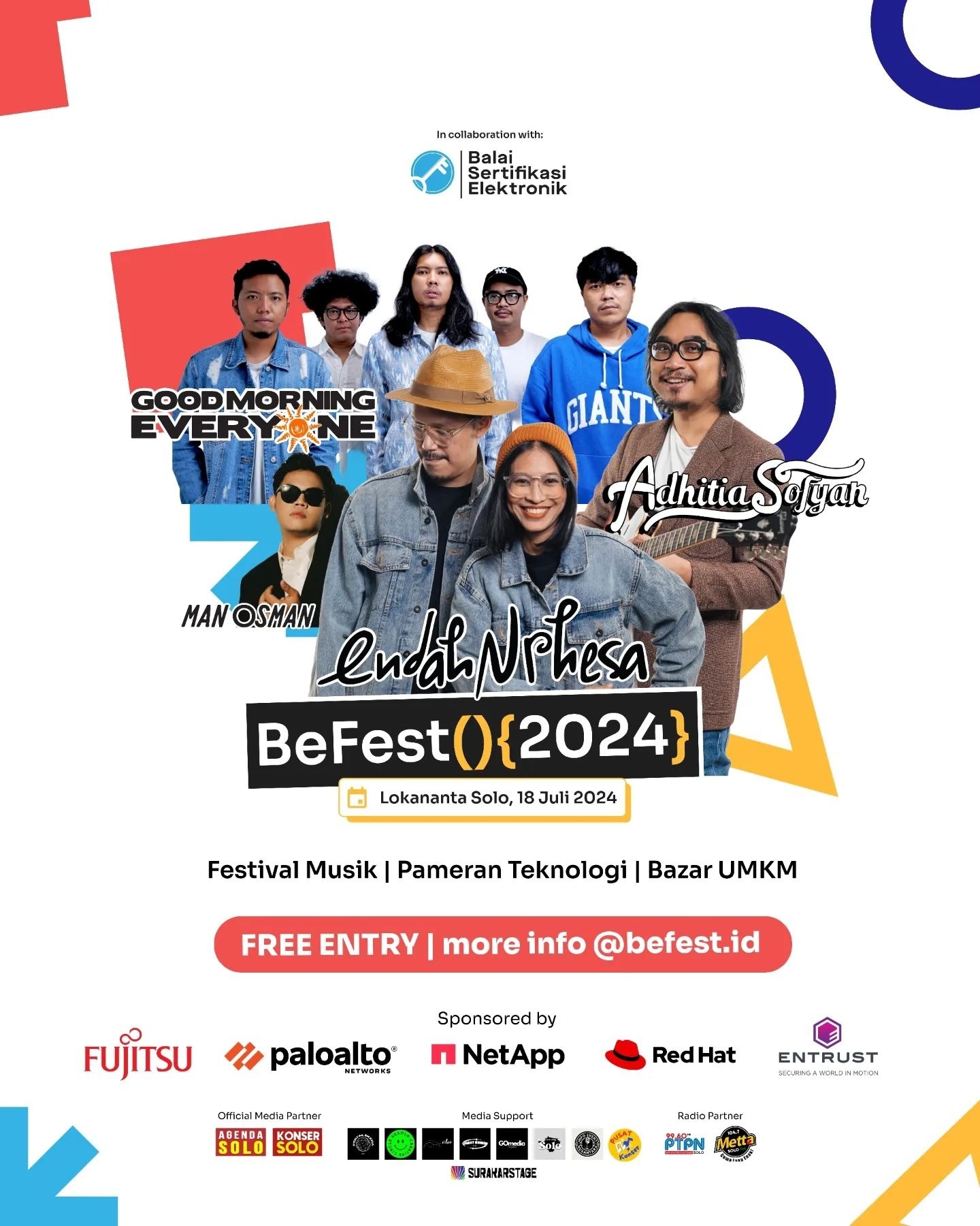 Nikmati Konser Gratis Sambil Lihat Pameran Teknologi Terkini di Lokananta Solo dalam Acara BeFest 2024, Catat Tanggalnya!