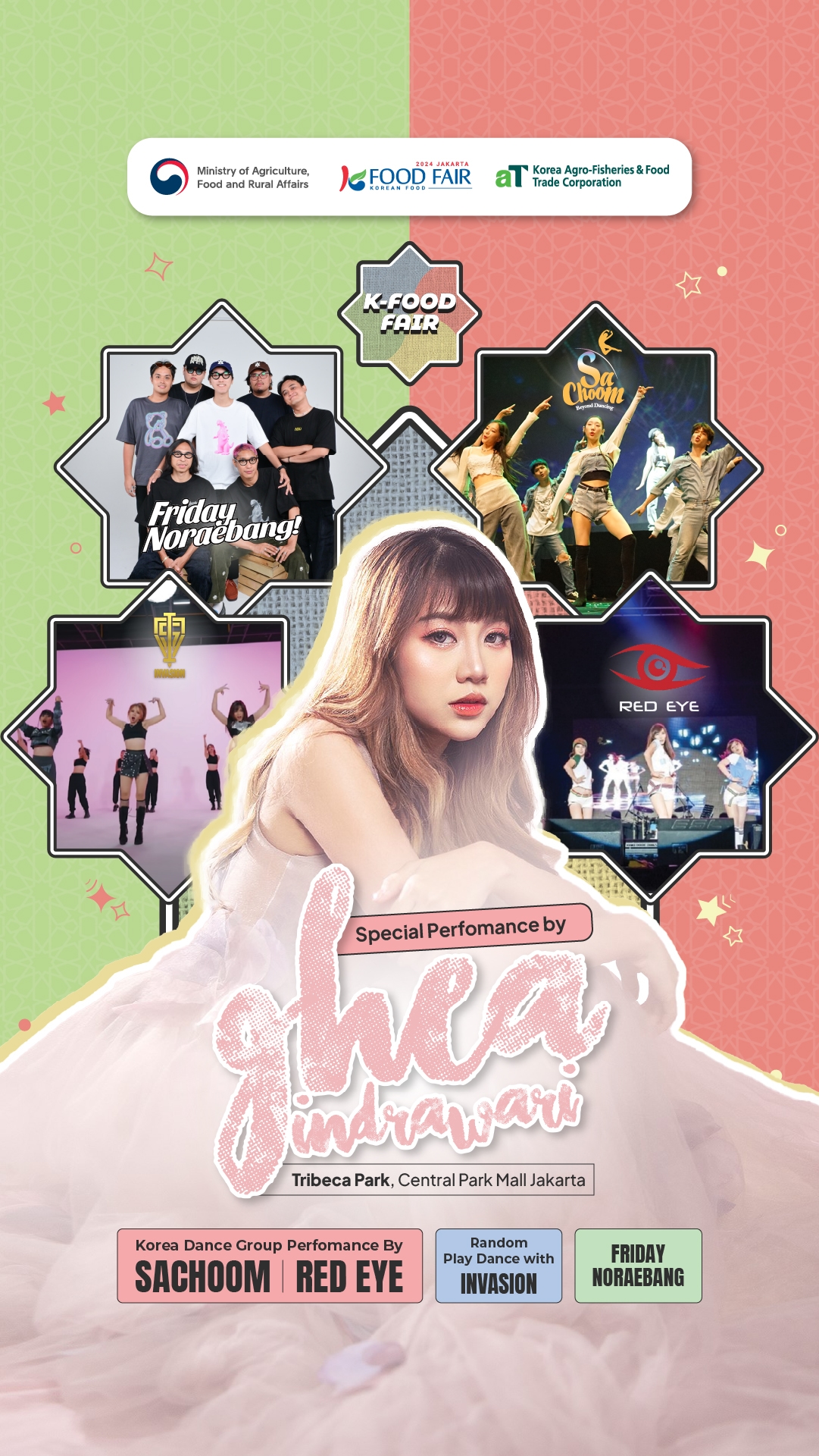GRATIS! Konser Ghea Indrawari dan Friday Noraebang di K-Food Fair 2024, Festival Kuliner Korea Halal di Central Park Mall Jakbar, Akhir Pekan Ini