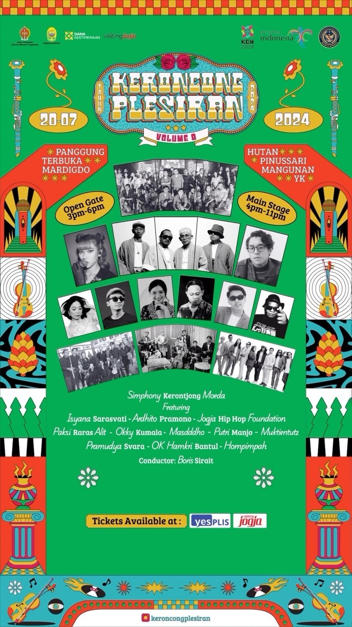Festival Musik Keroncong Plesiran Kembali Digelar di Bantul, Menghadirkan Isyana Sarasvati, Ardhito Pramono hingga Masdddho, Segini Harga Tiketnya