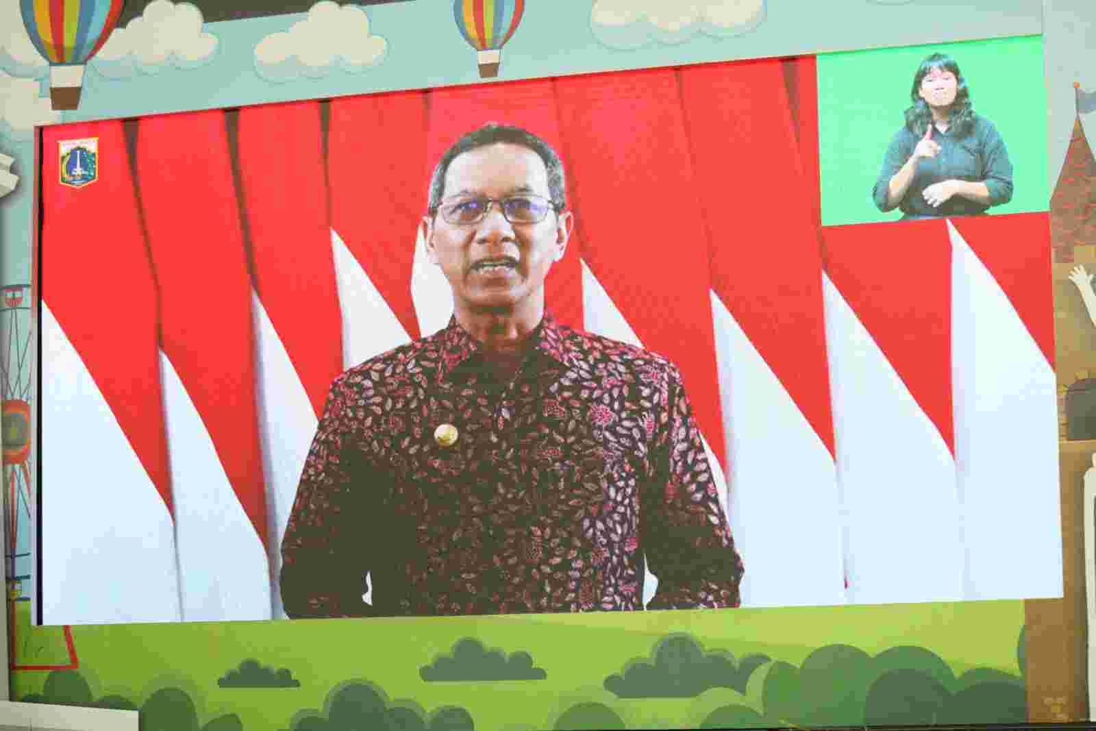 Perayaan Hari Anak Nasional 2024, Heru Budi Ajak Anak Bijak Berinternet dengan Dampingan Orang Tua