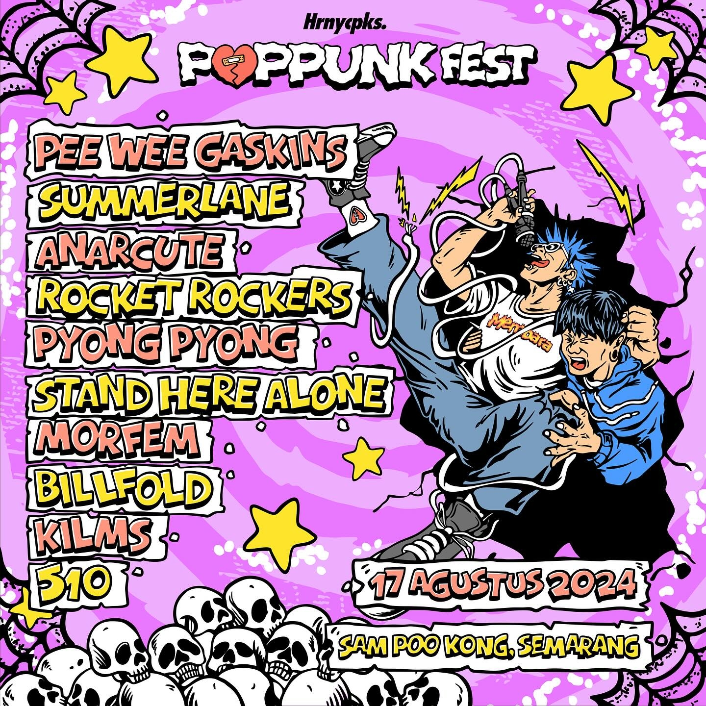 INGAT! Pop Punk Fest 2024 Akan Digelar di Semarang pada 17 Agustus 2024, Ini Daftar Band yang Tampil