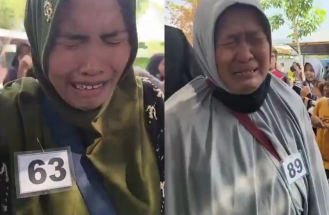 Unik, Emak-emak di Tegal Jawa Tengah Rela Nangis Berjamaah Demi Bisa Bawa Pulang Piala dan Uang Tunai