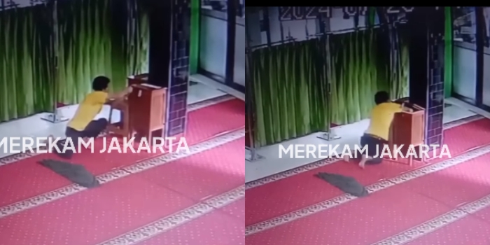 Viral Video Aksi Pencurian Uang Kotak Amal Yatim Piatu di Masjid Jakarta Barat Bikin Geleng-geleng Kepala, Netizen: Kok Nggak Takut Sama Tuhan