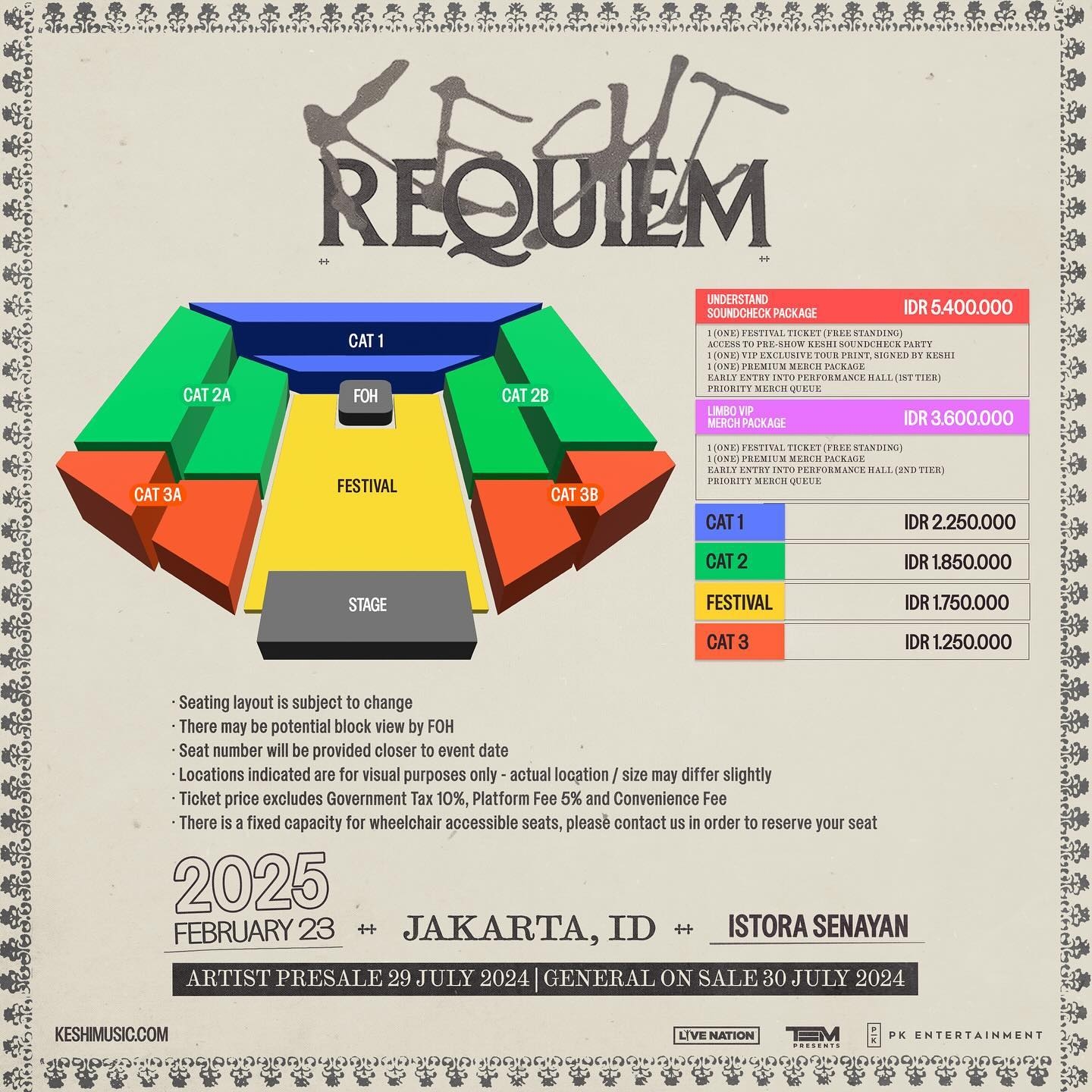 Penyanyi Top Asal Houston Amerika, Keshi, Bakal Konser di Jakarta, Tiket Presale Dapat Dibeli Mulai Besok, Segini Harganya