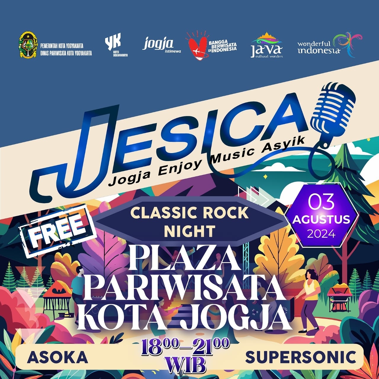 HIBURAN GRATIS! Jesica Hadir Lagi di Jogja Besok Malam, Temanya Classic Rock Night dengan Bintang Tamu Asoka dan Supersonic, Cek Lokasinya di Sini