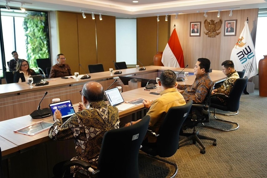 Bahas Konsep Menata Jakarta ke Depan, Heru Budi Rapat Bersama Menteri BUMN Erick Thohir, Fokus Utamanya Renovasi Kawasan Monas