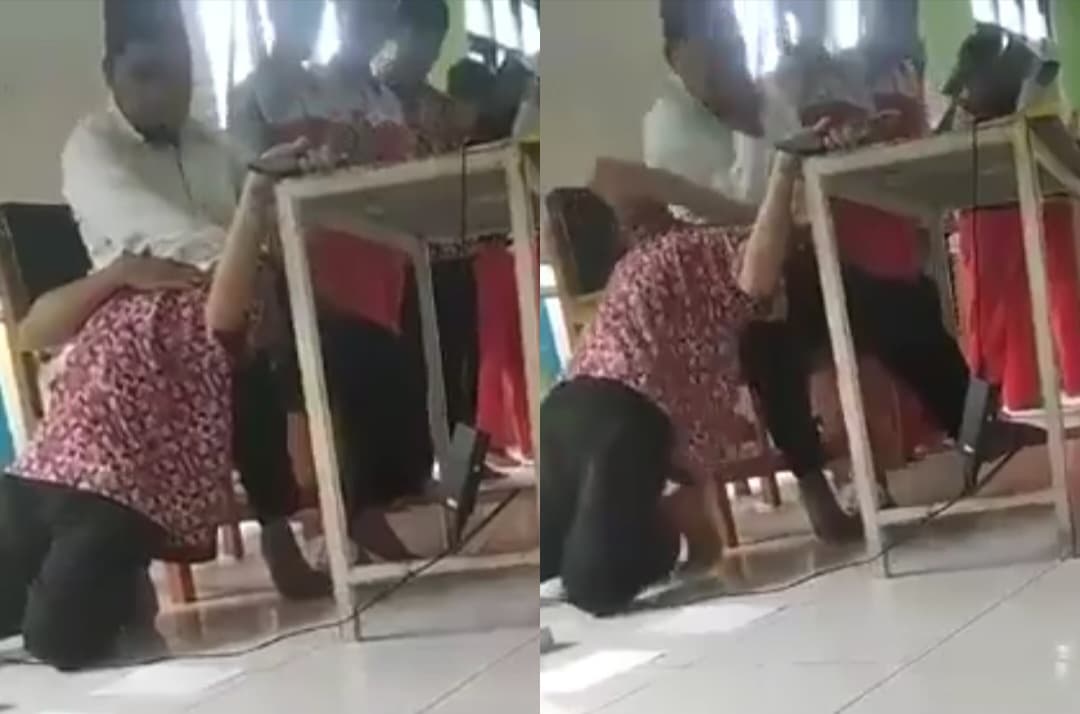 Viral, Guru SMK di Malang Jawa Timur Hukum Murid Dengan Cara Dipiting dan Dicekik