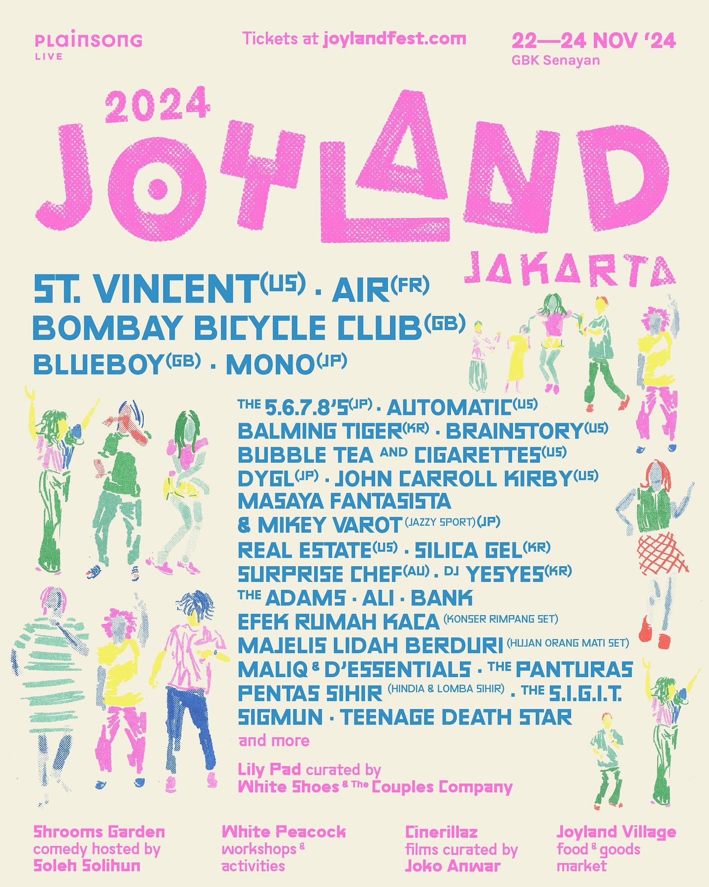 SIMAK! 25 Penyanyi dan Band Lintas Negara Bakal Meriahkan Joyland Festival 2024 di GBK Senayan, Berikut Nama-namanya