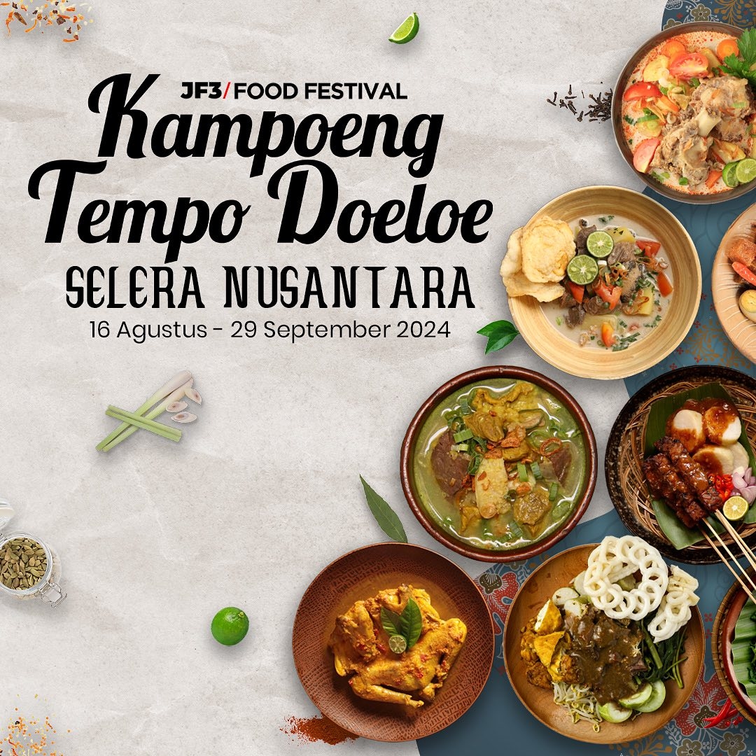 CATAT! Kampoeng Tempo Doeloe 2024 Bakal Digelar di Summarecon Mall Kelapa Gading, Menghadirkan 100 Stand Kuliner dan Konser Gratis Setiap Malam Minggu