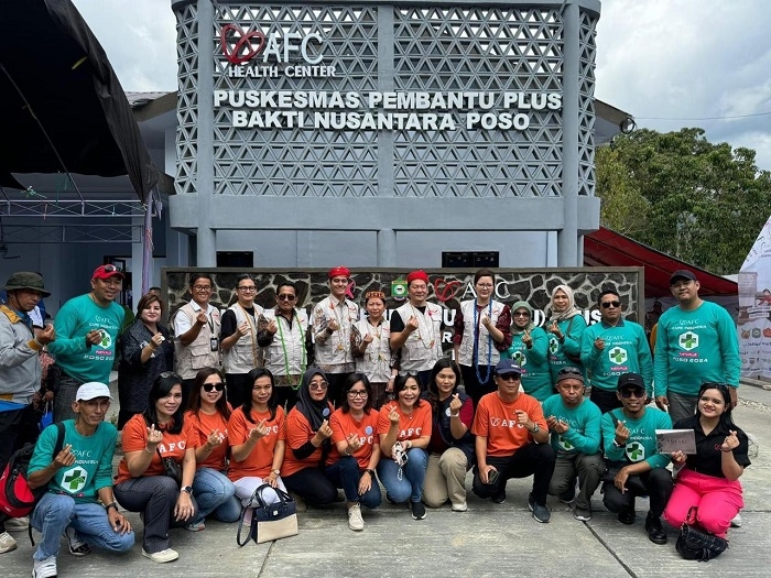 AFC Health Center Resmi Hadir di Puskesmas Pembantu Plus Poso Dongi-Dongi